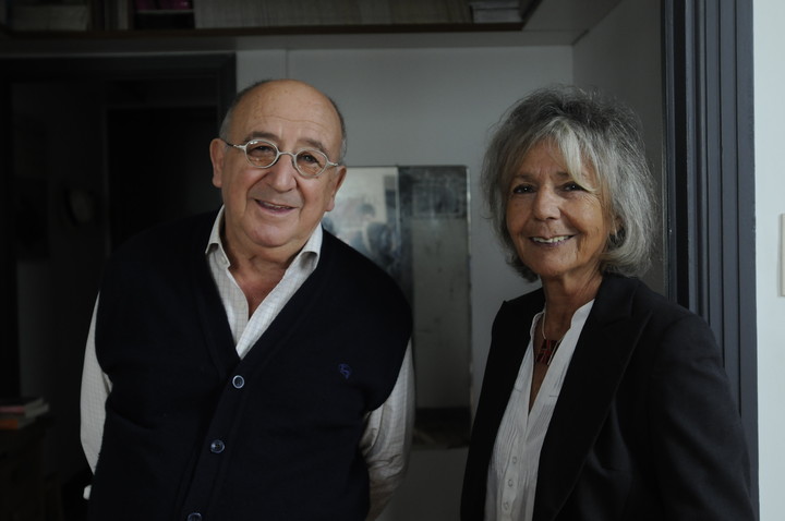 Fotografía de Beatriz Sarlo y su esposo Rafael Filippelli