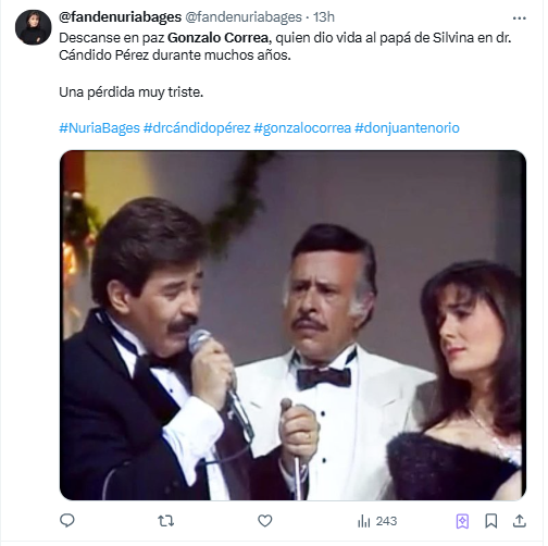 Foto de Gonzalo Correa, actor mexicano fallecido