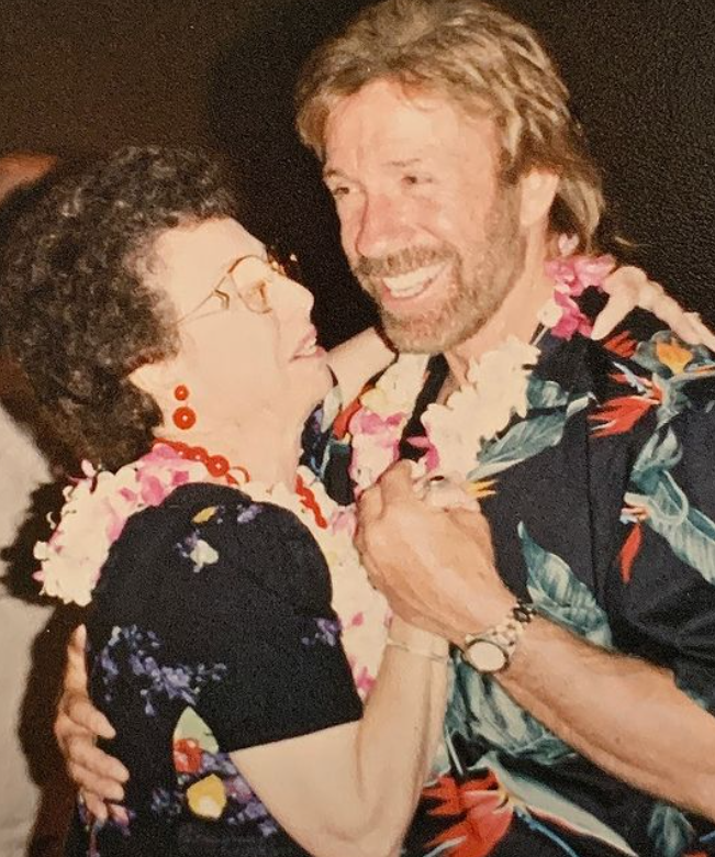 Foto de la mamá de Chuck Norris