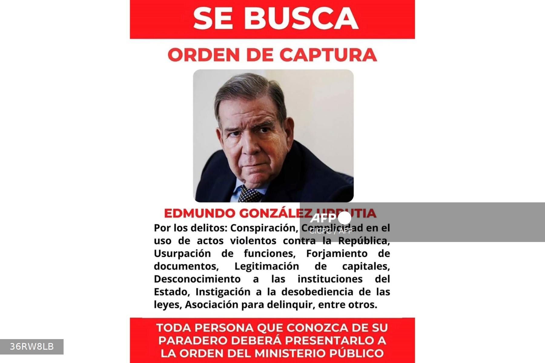 Imagen de González Urrutia viaja a Argentina mientras Venezuela ofrece $ 100,000 por su captura
