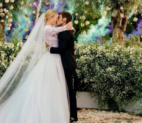 Foto de la boda de Fedez y Chiara 