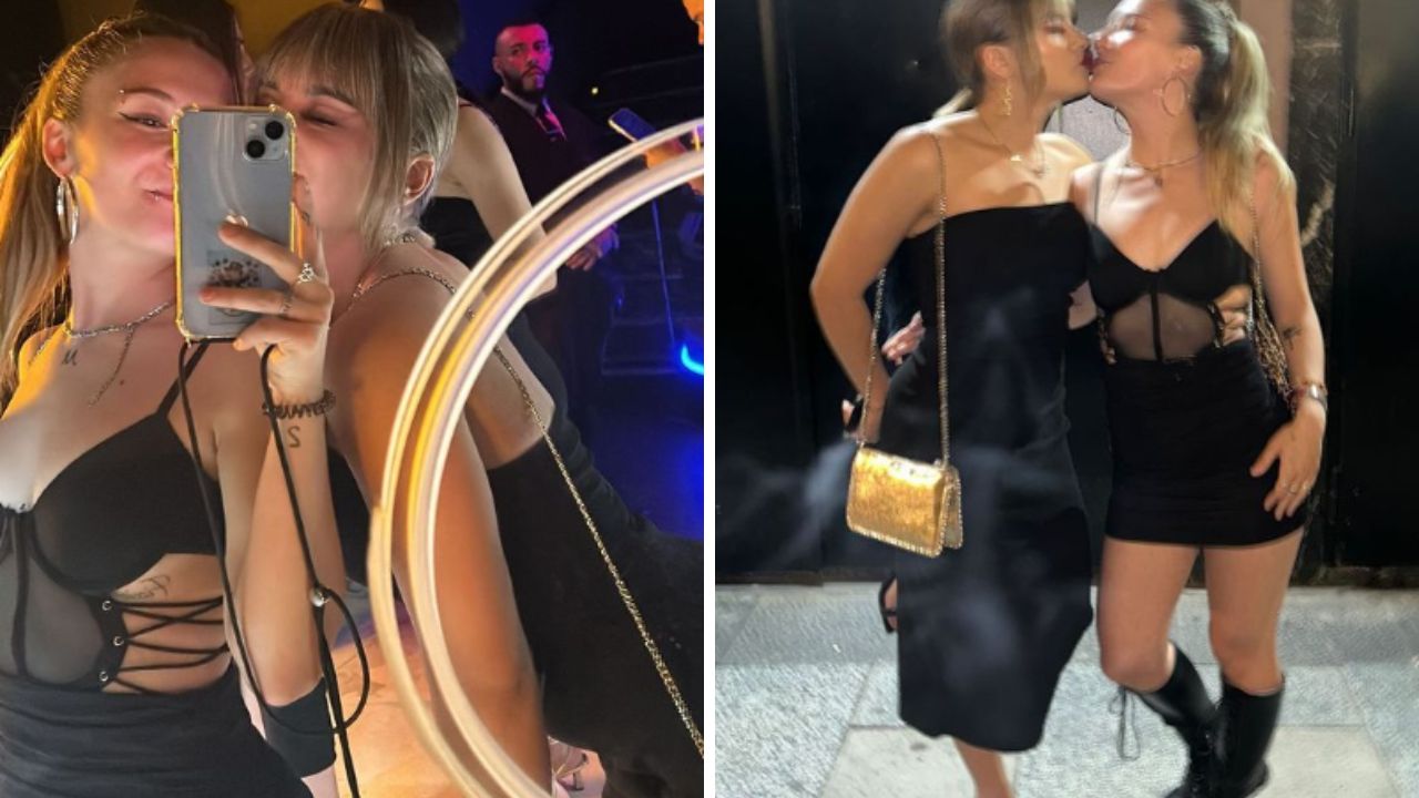 Foto de Carolina Cazadora y su prima Alicia.