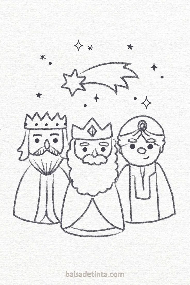 Foto de los Reyes Magos para imprimir 