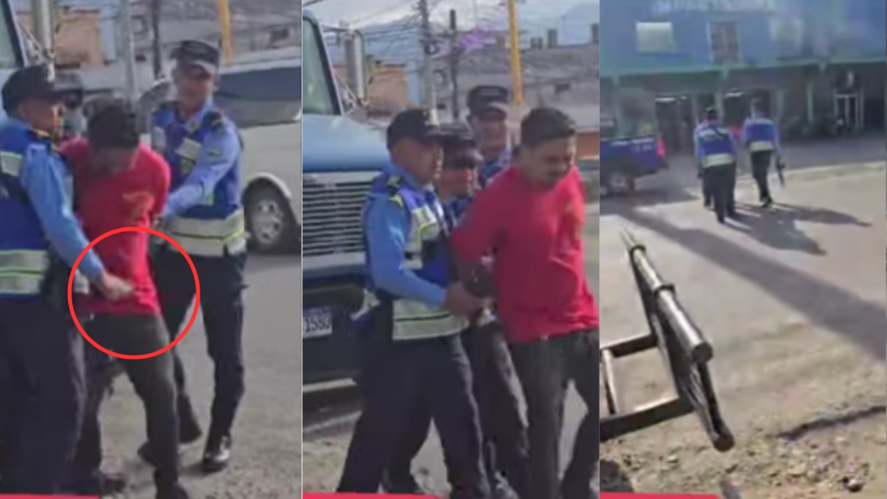 Imagen de Policías esposan y rocían con gas pimienta a conductor en Sabá, Colón