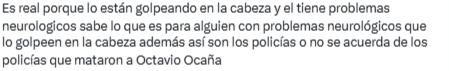 Foto de los comentarios en redes sociales ante la filtración del video de Fofo Márquez siendo golpeado por custodios