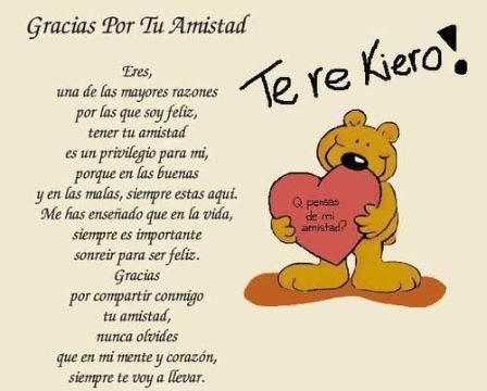 Carta para mi amiga el 14 de febrero