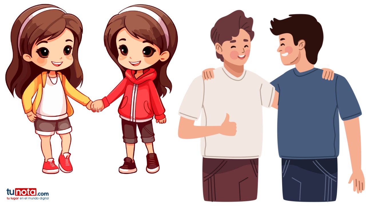 Dibujos de amigos 