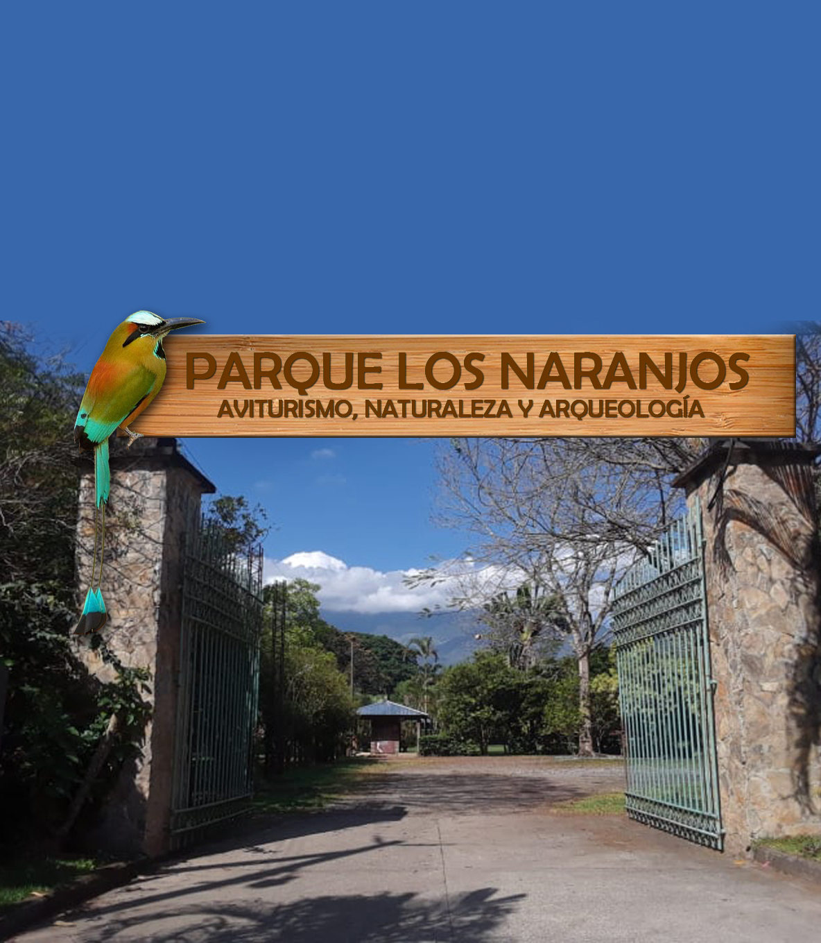 Entrada al parque los naranjos