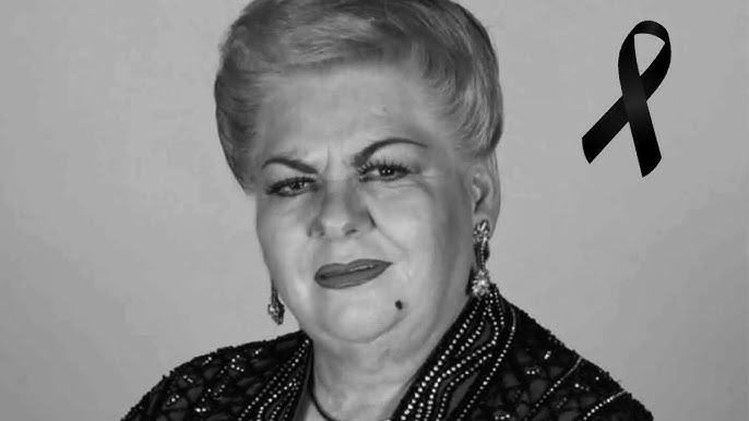 Fotografía de Paquita en blanco y negro