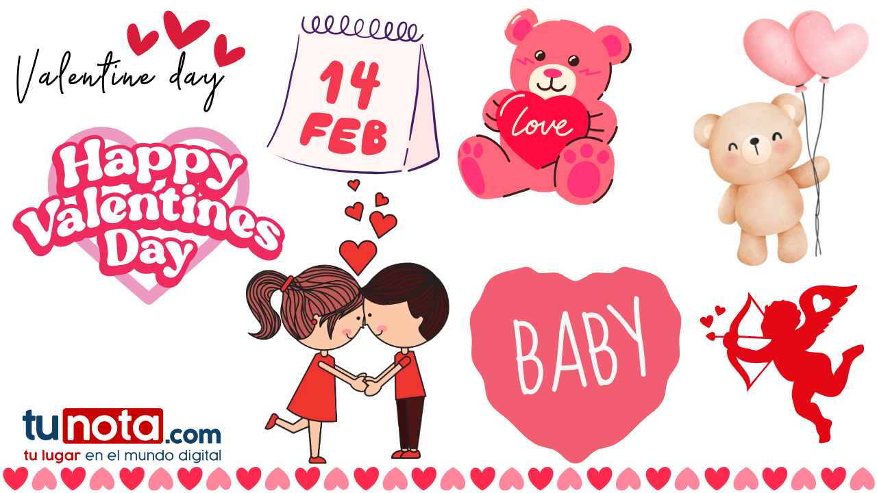 Stickers de San Valentín para descargar