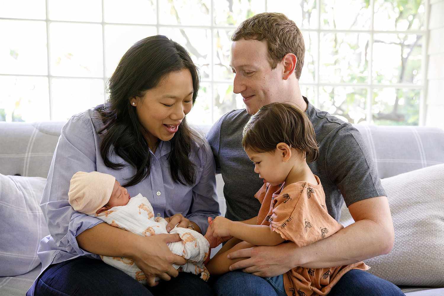 Foto familiar de Mark Zuckerberg