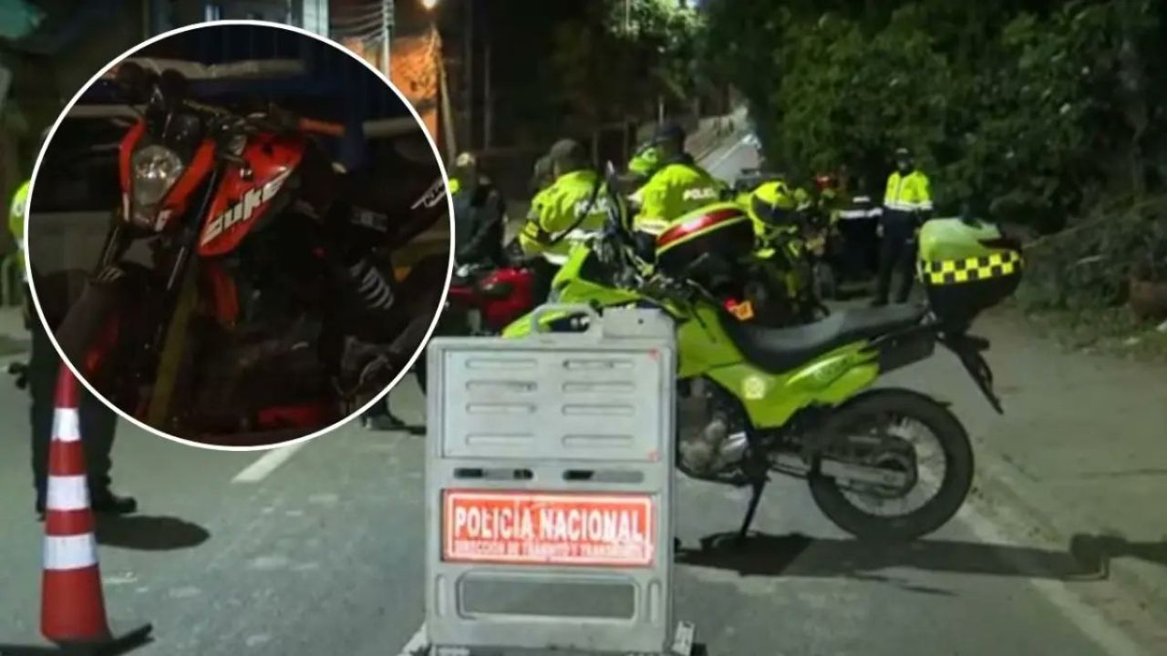Motociclista atropella a un policía de Tránsito durante piques ilegales Imagen de Motociclista atropella a un policía de Tránsito durante piques ilegales