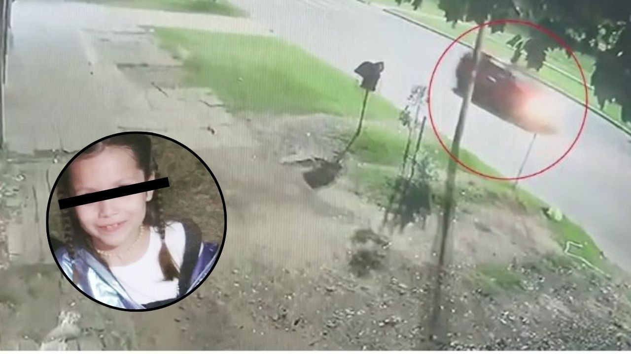 Imagen de Video de la nena de 7 años: clip viral de Kim en La Plata mientras es arrastrada