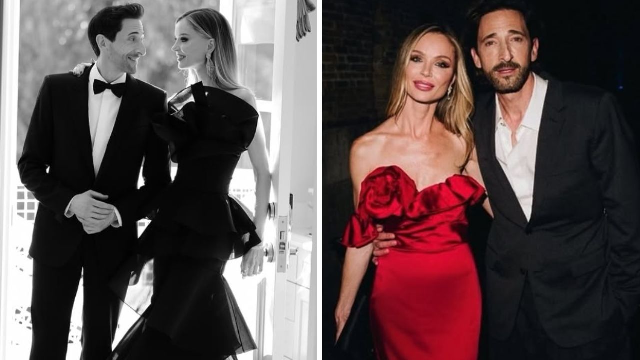 Foto de Adrien Brody y su pareja actual Georgina Chapman