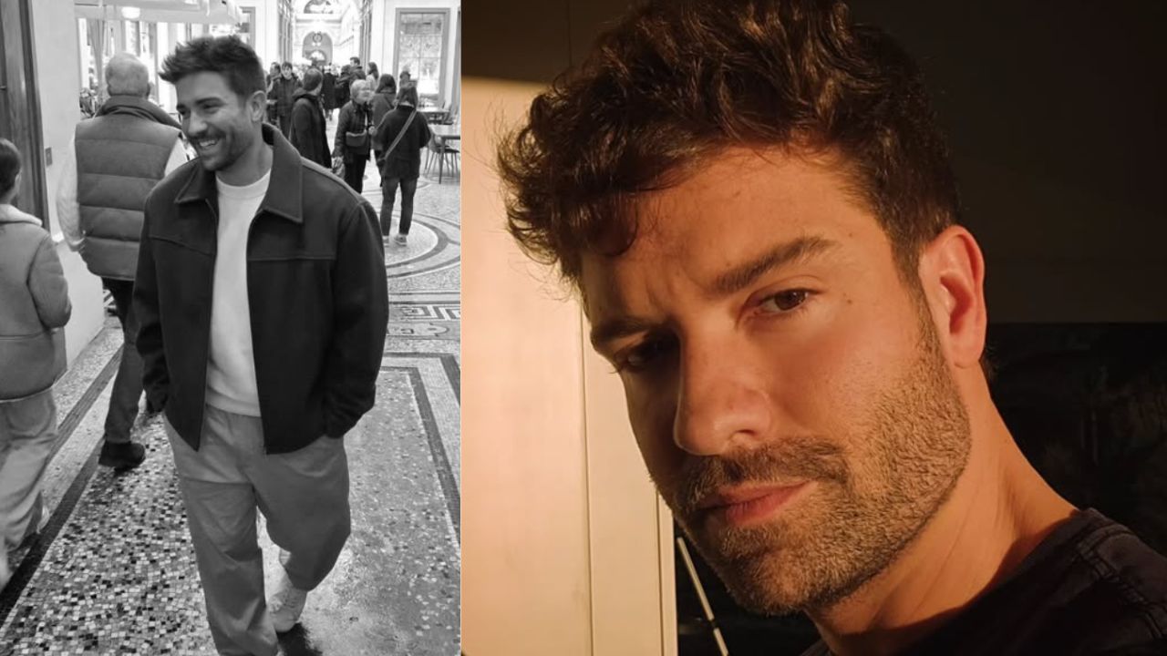 Pablo Alborán blanco y negro selfie