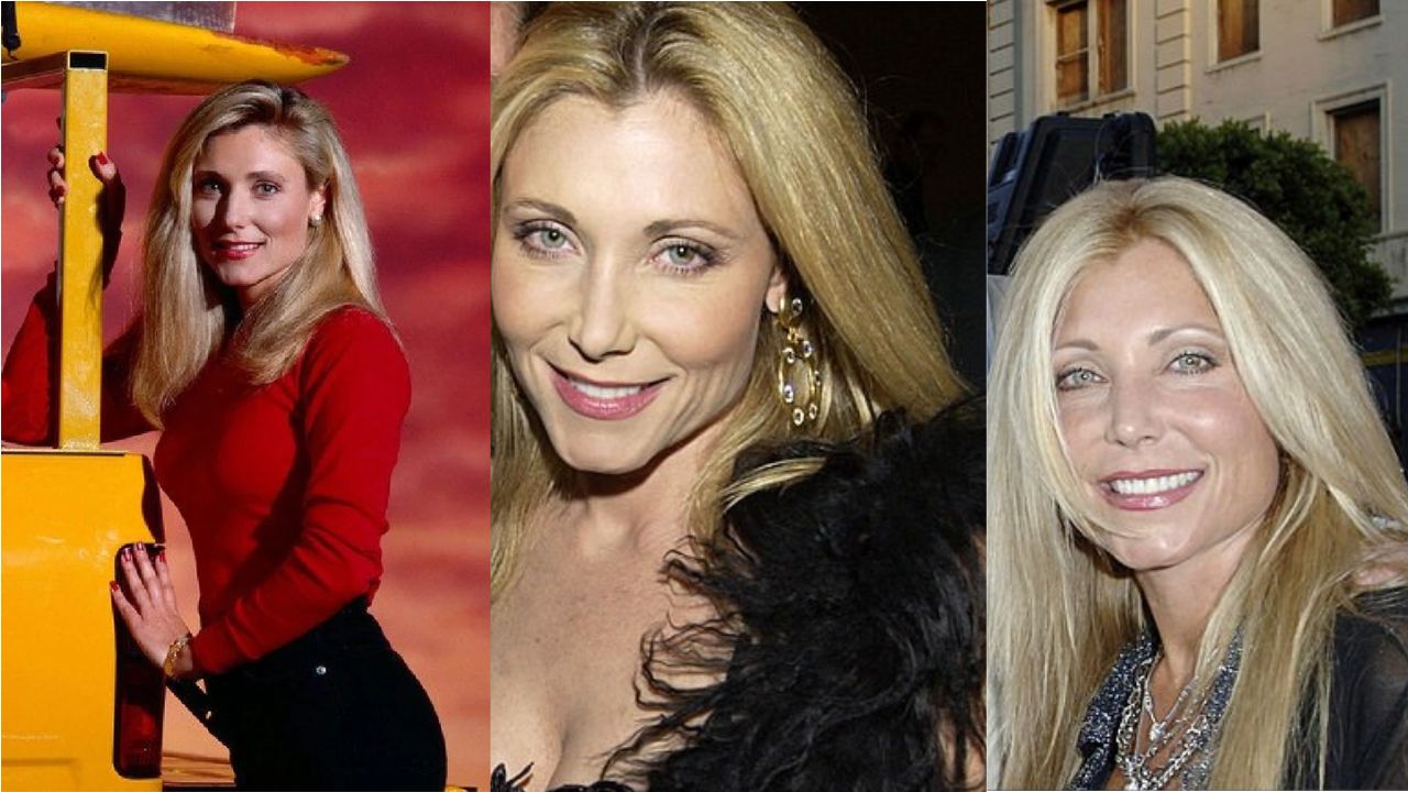 rubia ojos claros con blusa roja