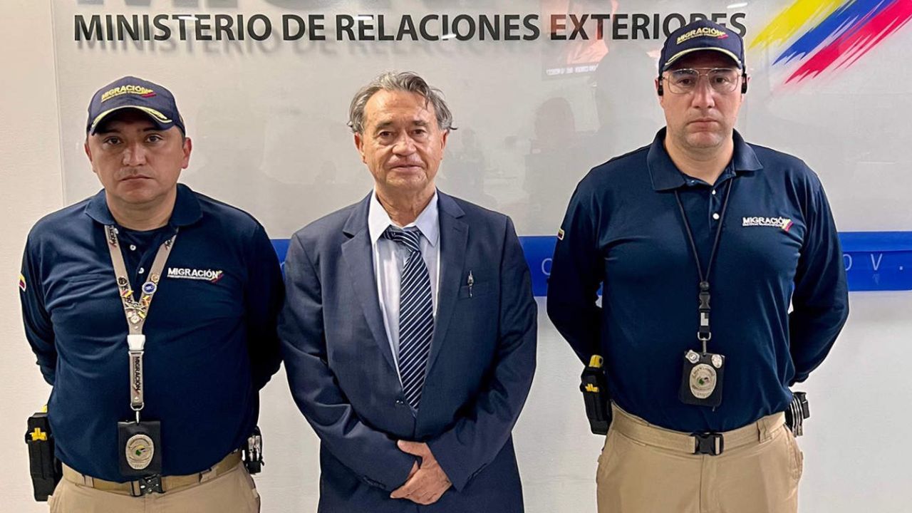 Imagen de Carlos Lehder, exfundador del Cartel de Medellín es arrestado en Bogotá