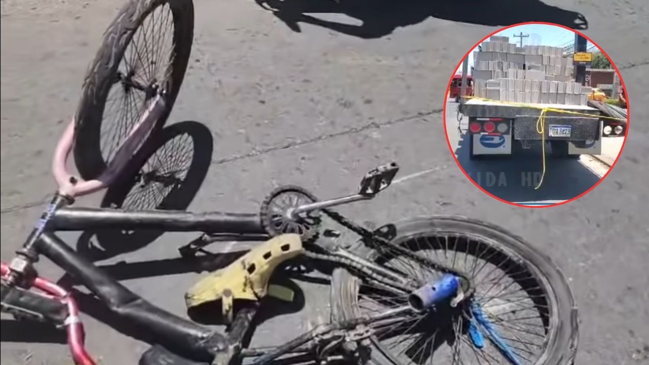 Imagen de VIDEO: Ciclista muere atropellado por camión en Choluteca