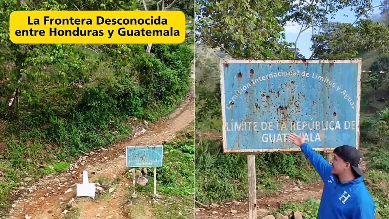 Imagen de Captan paso fronterizo poco conocido entre Honduras y Guatemala
