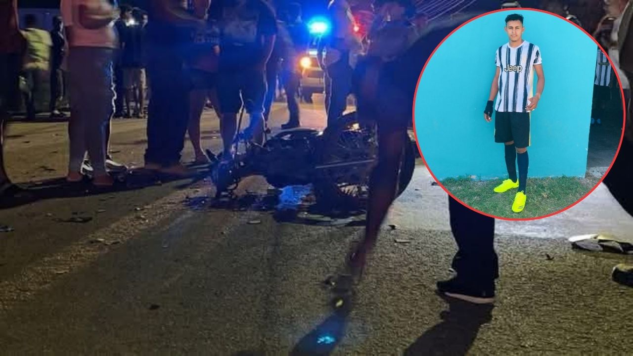 Futbolista entre las víctimas de accidente de motocicletas en Olanchito, Yoro Imagen de Futbolista entre las víctimas de accidente de motocicletas en Olanchito, Yoro