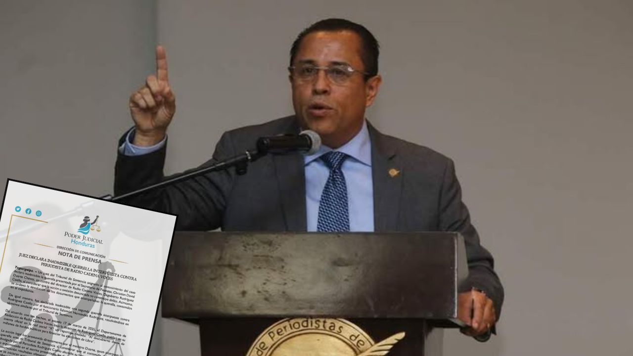 Imagen de Juez declara inadmisible querella contra expresidente del Colegio de Periodistas