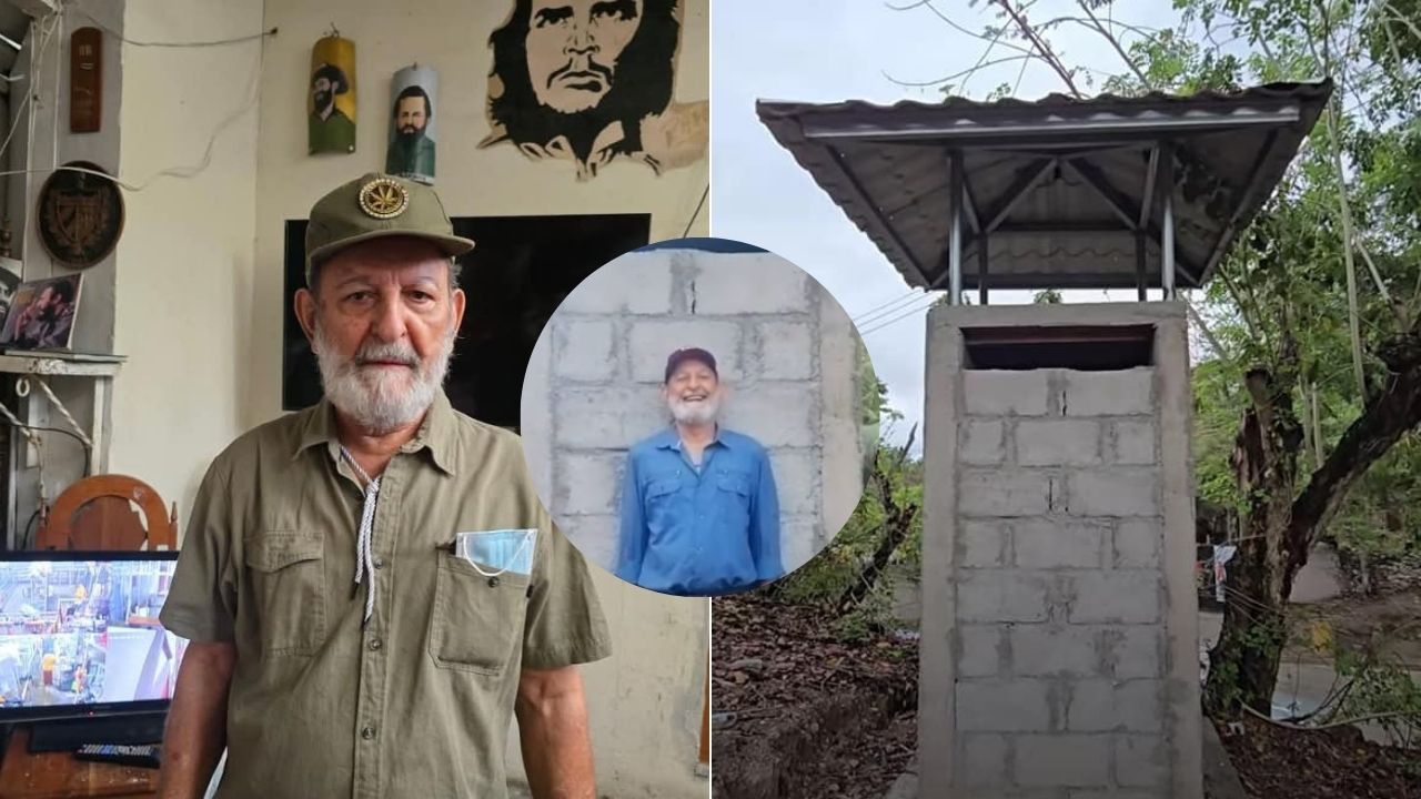 Imagen de Hondureño construye su propia tumba vertical para ser sepultado de pie