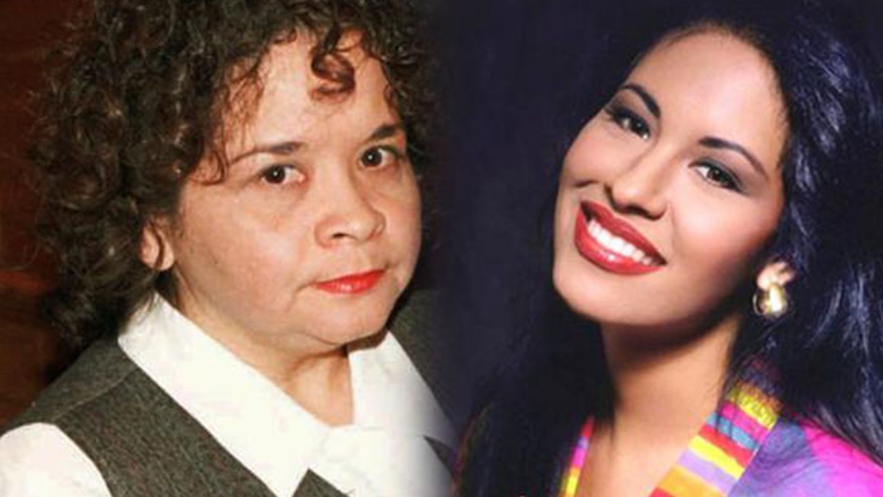 Yolanda saldivar de joven y selena quintanilla sonriendo