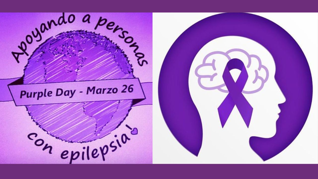¿Qué se celebra el 26 de marzo? dos imagenes alusivas a la epilepsia