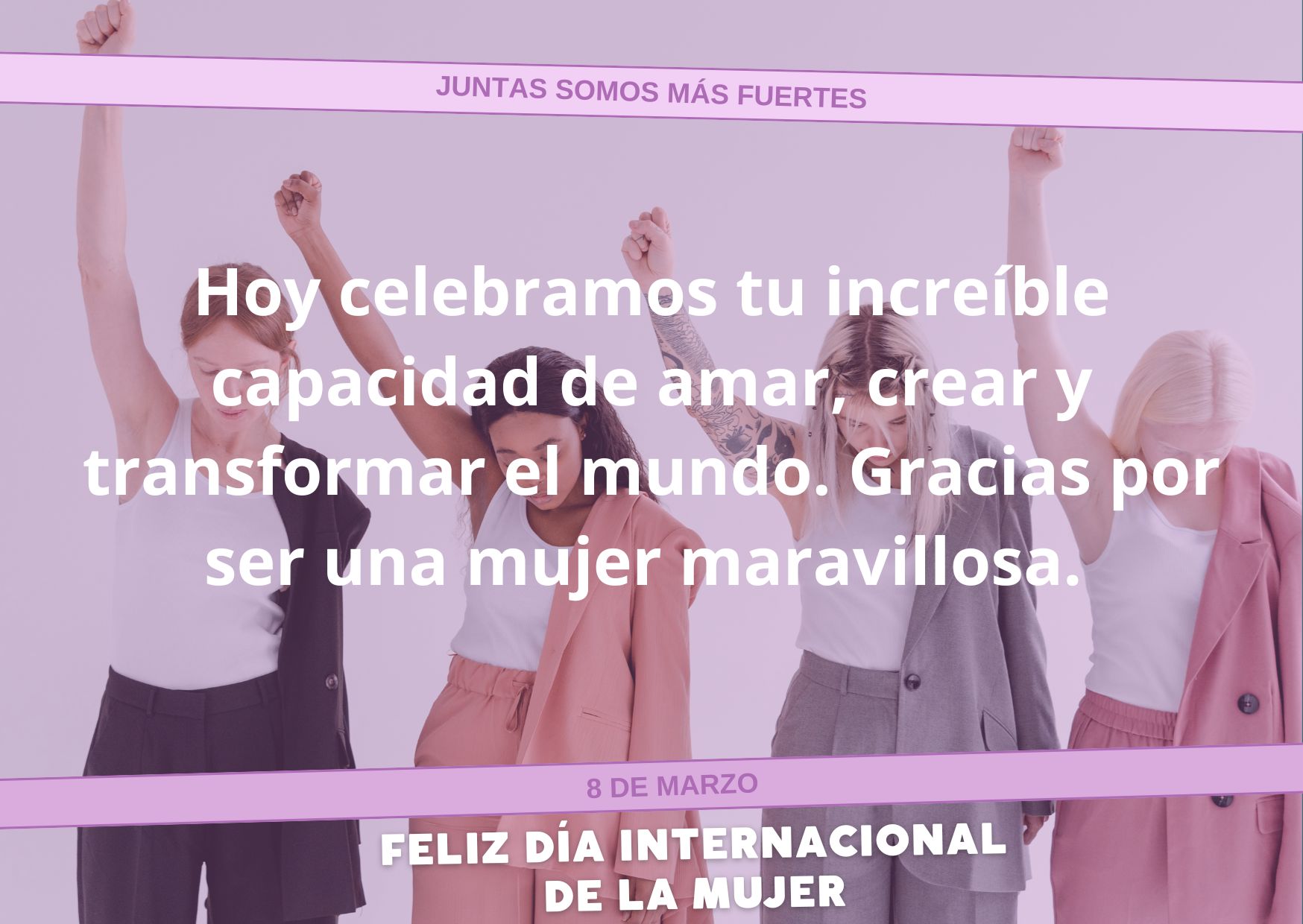 Cartas con mensajes cortos para dedicar el Día de la Mujer que se celebra el 8 de marzo. 