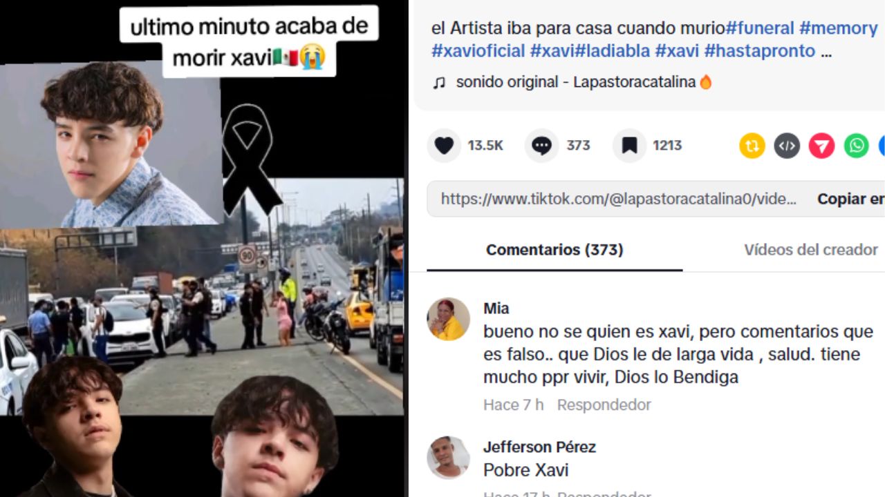 ¿Xavi murió o está vivo? Foto: TikTok