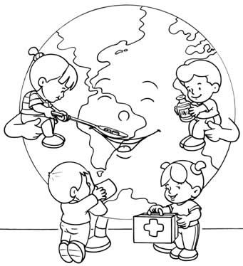 Dibujo Día de la Tierra