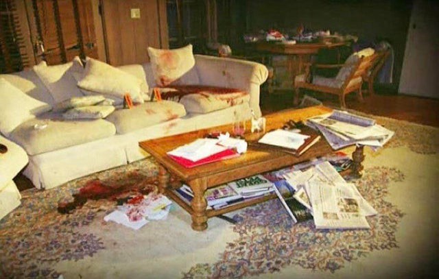 escena del crimen de Menéndez