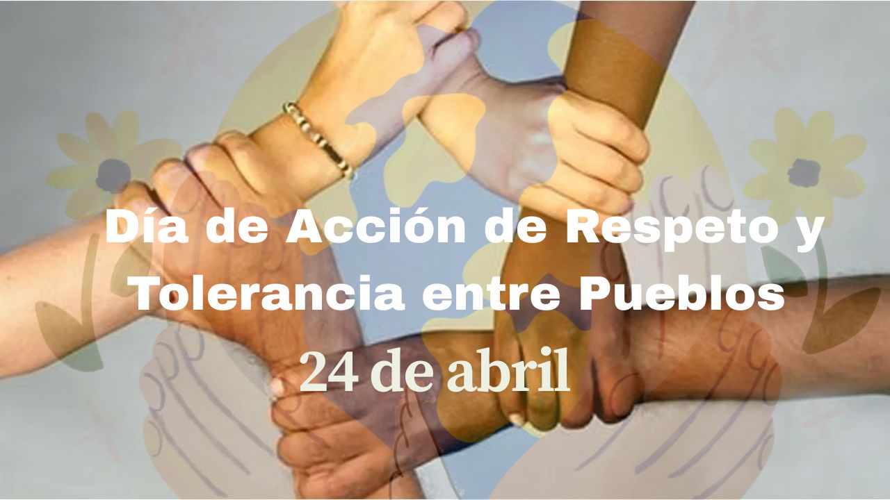 Foto alusiva al Día de Acción de Respeto y Tolerancia entre Pueblo, conmemorado el día 24 de abril en Argentina. 