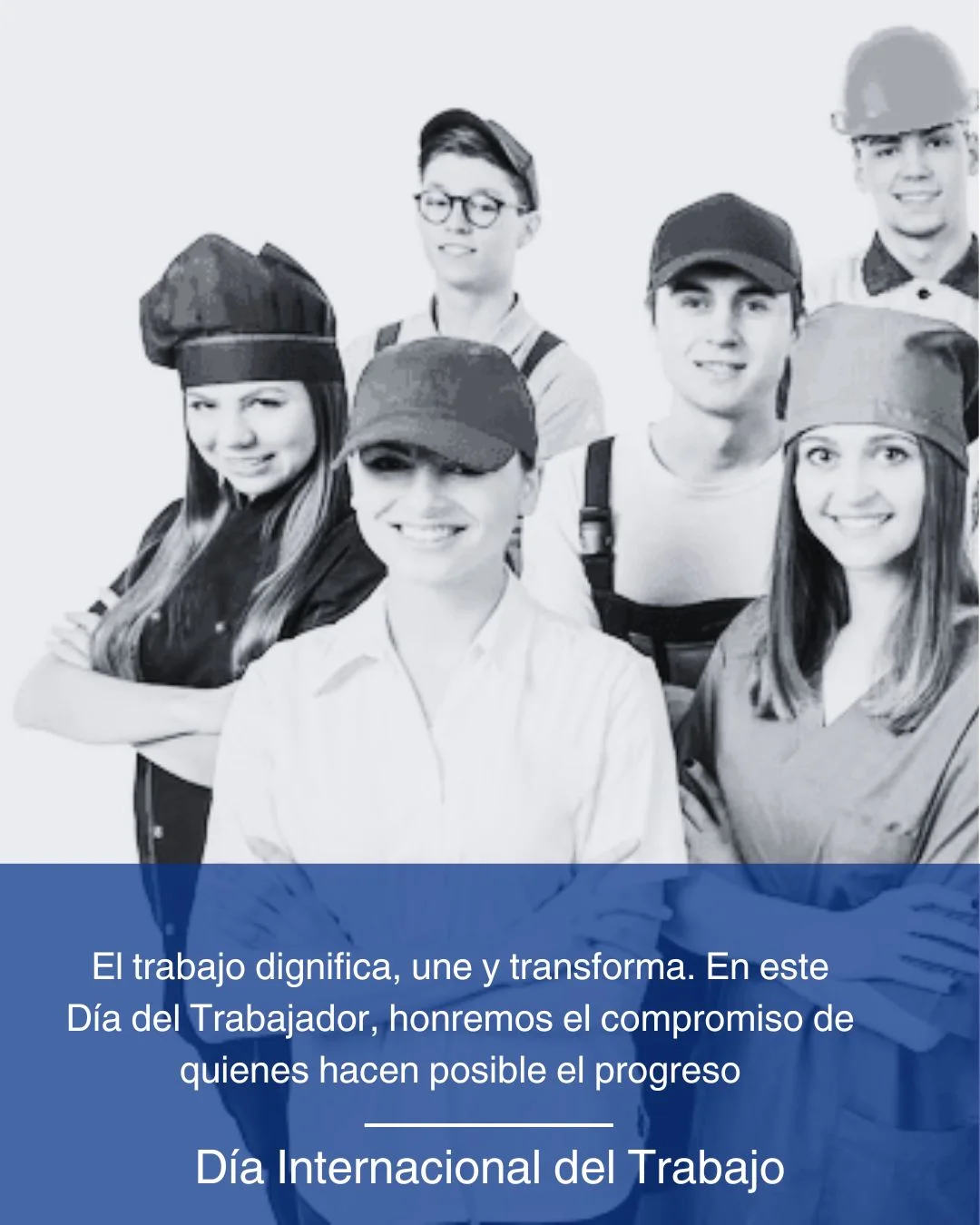 Foto con frases para dedicar en el Día del Trabajador 