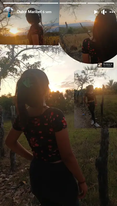 Historia de Facebook que compartía la menor asesinada por su novio en Comayagua