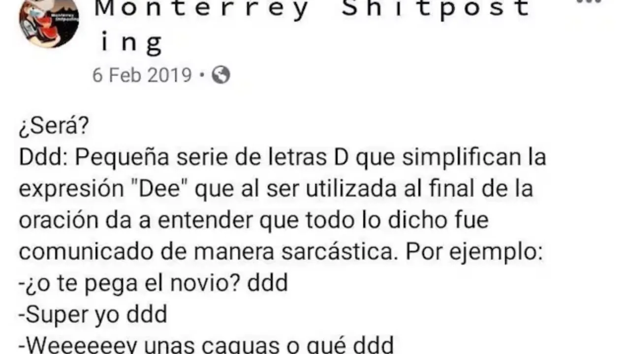 Explicación del término dddd en redes sociales