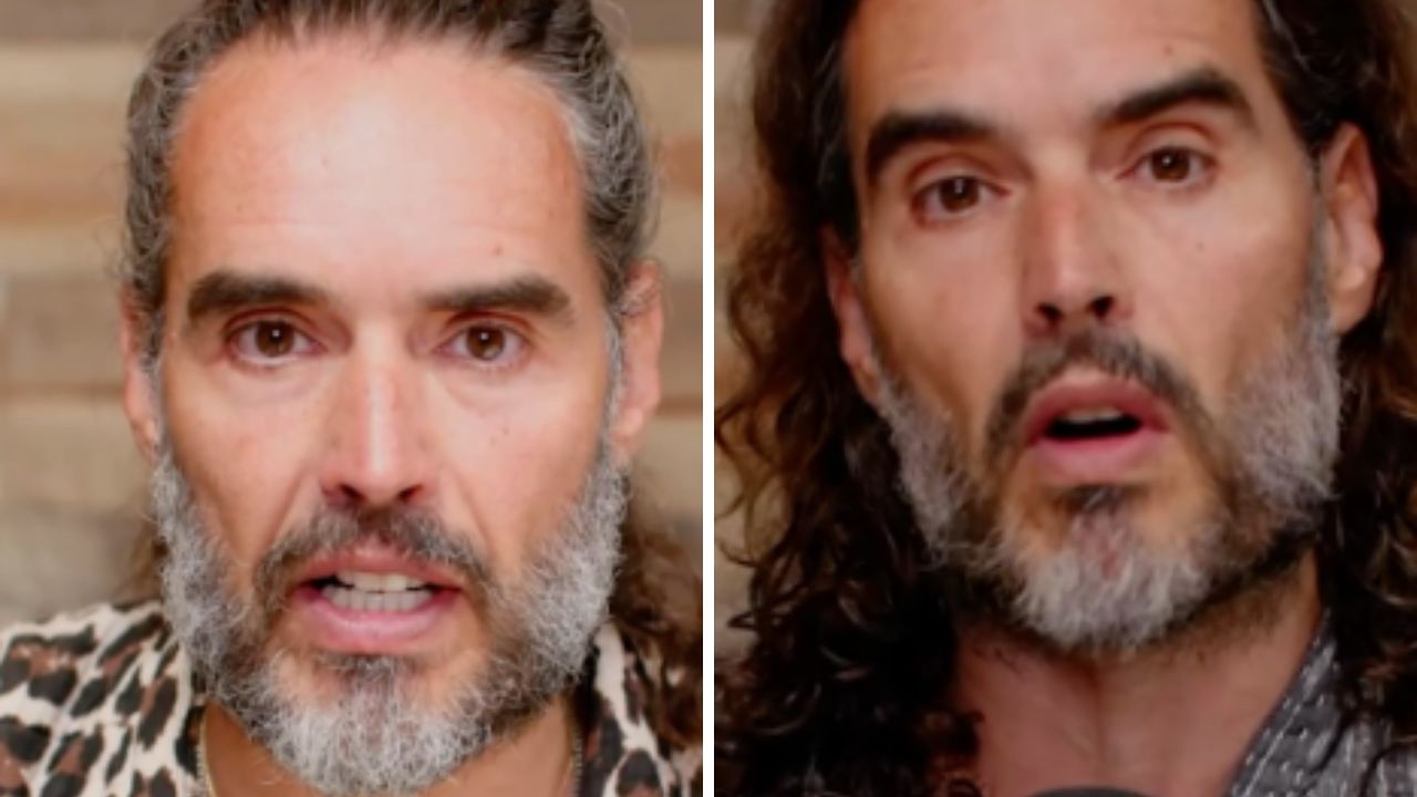 Collage de fotos de Russell Brand