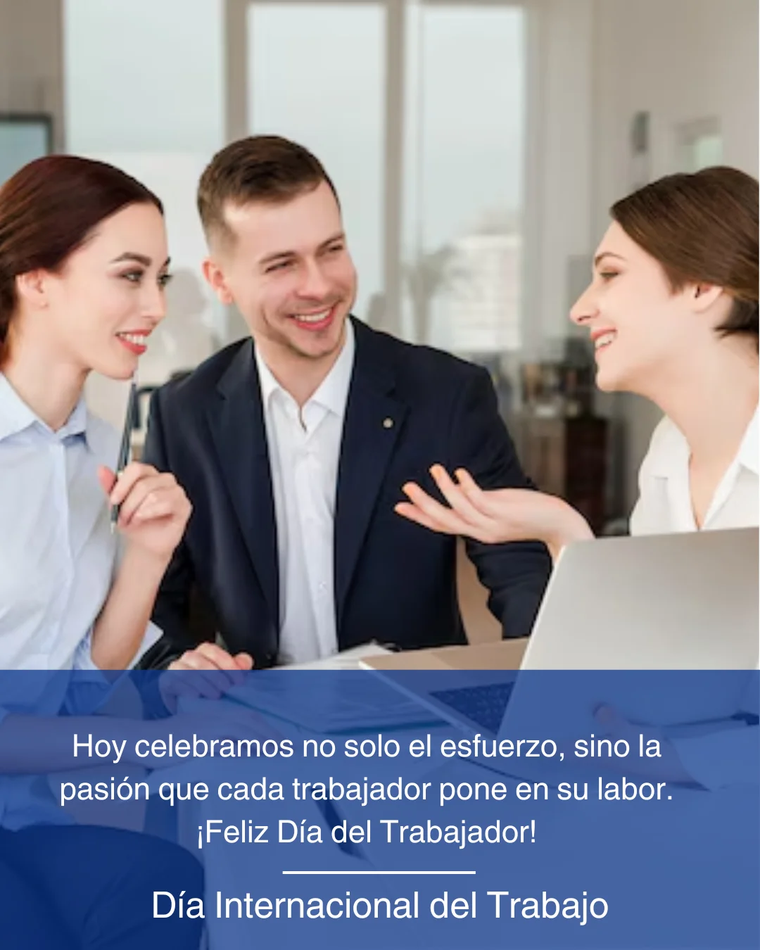 Foto con frases para dedicar en el Día del Trabajador 