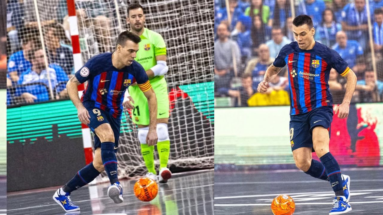 Jugador Sergio Lozano en la cancha