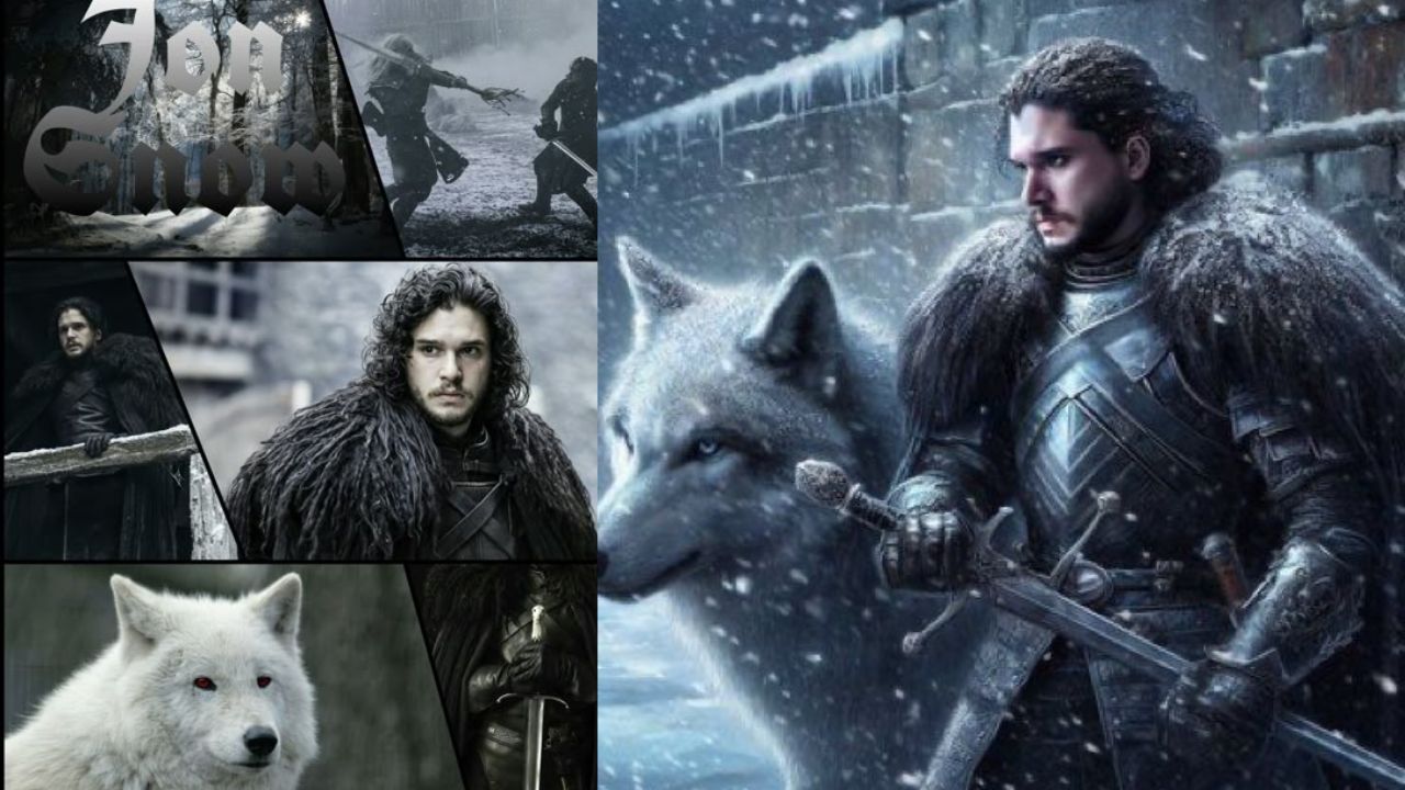 Jon Snow y su lobo