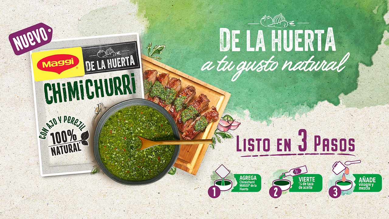 Conoce el Chimichurri Maggi De La Huerta: Ajo y Perejil 100% Natural Imagen de Conoce el Chimichurri Maggi De La Huerta: Ajo y Perejil 100% Natural