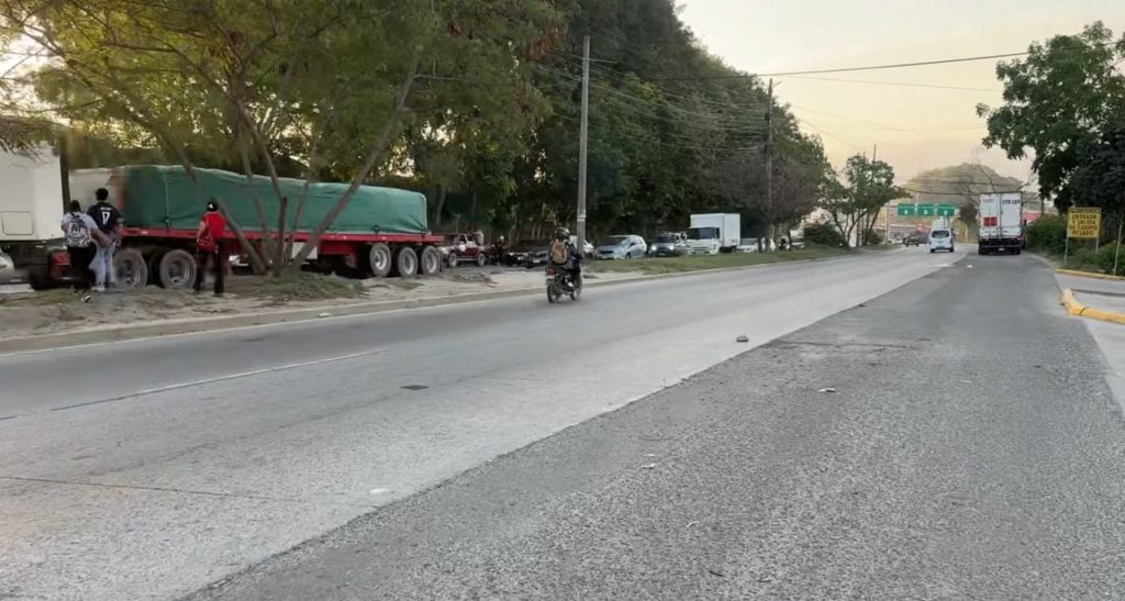 Foto del trafico vial en San Pedro Sula