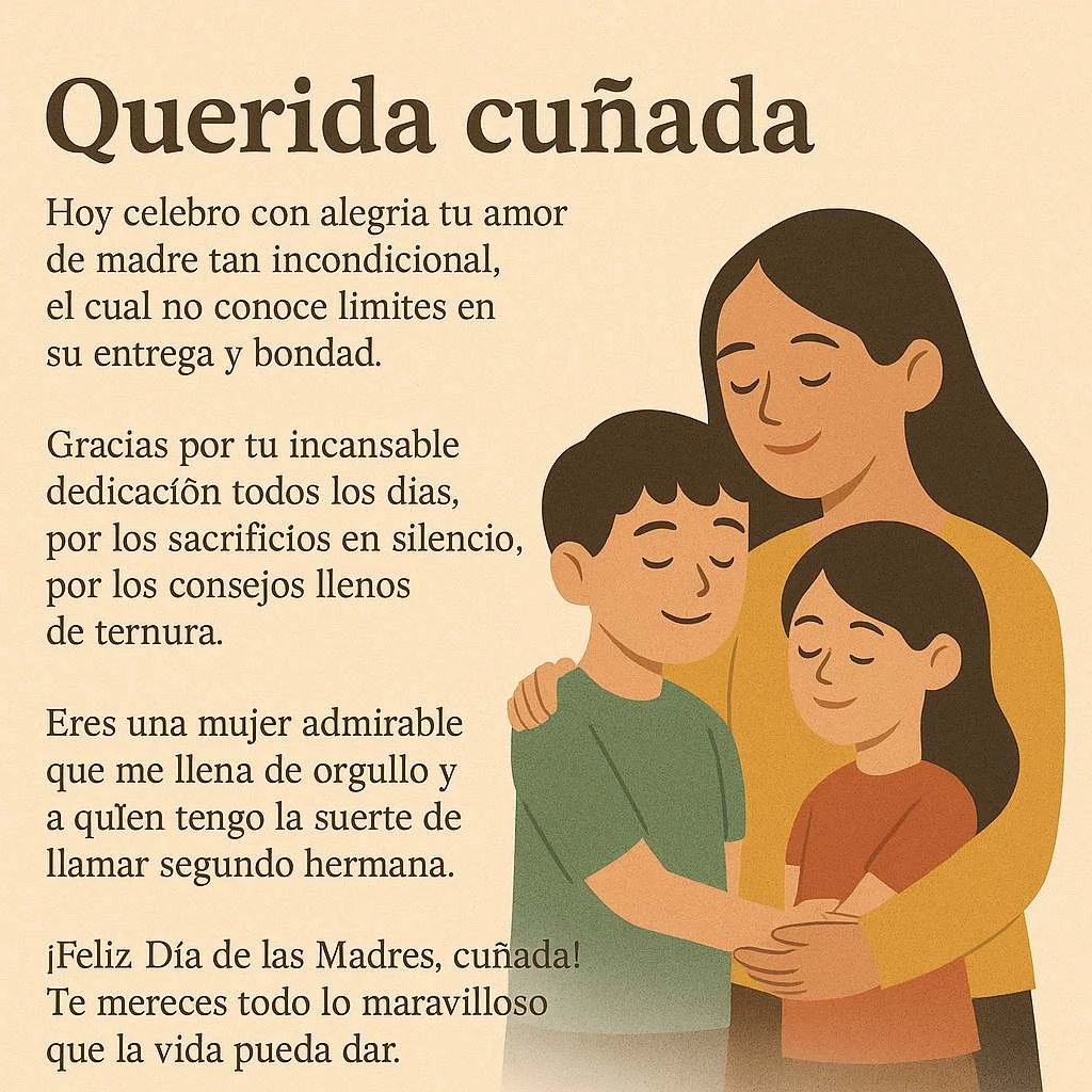 Una carta para el Día de la Madres con fondo rosado