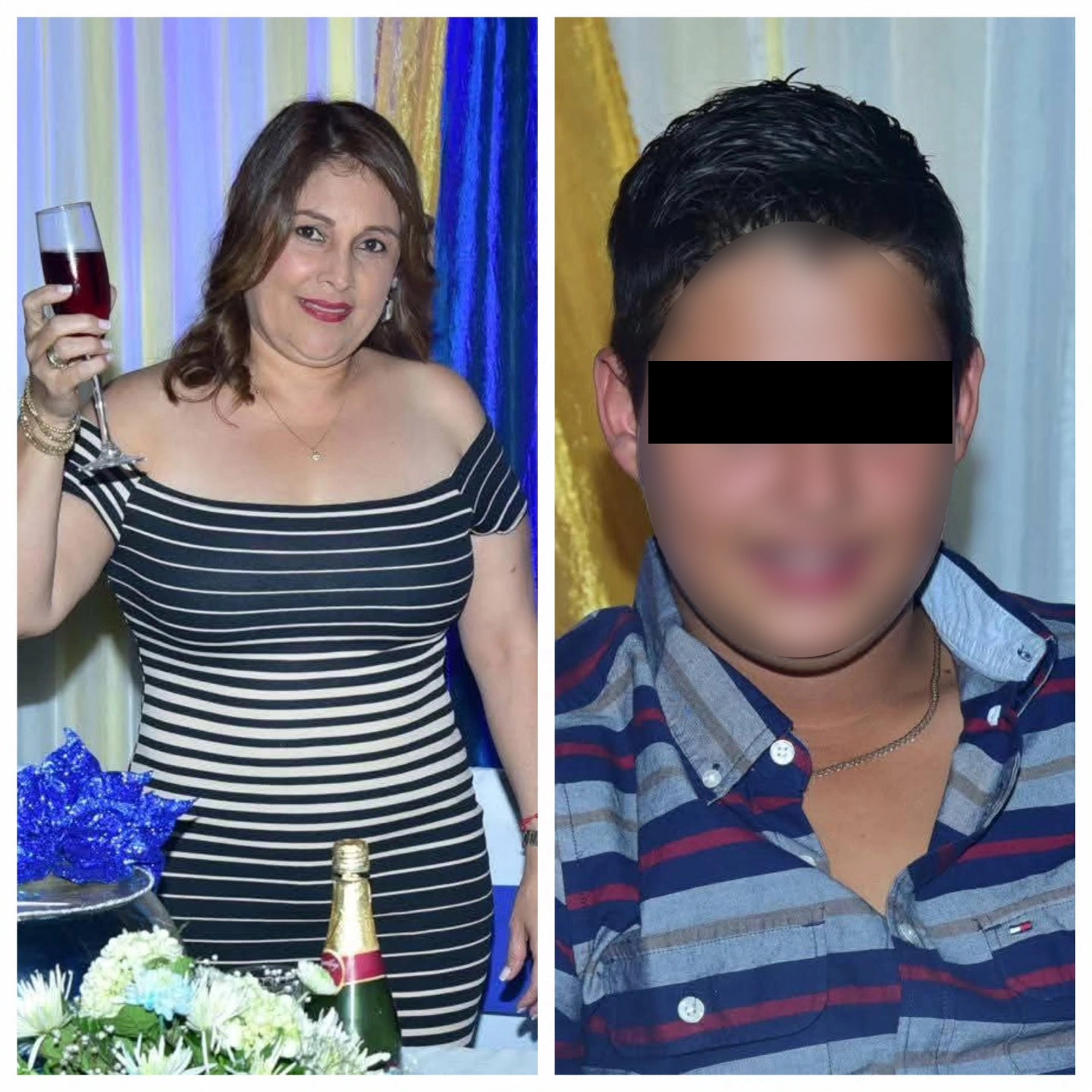 Foto de madre e hijo asesinados en Santa Bárbara