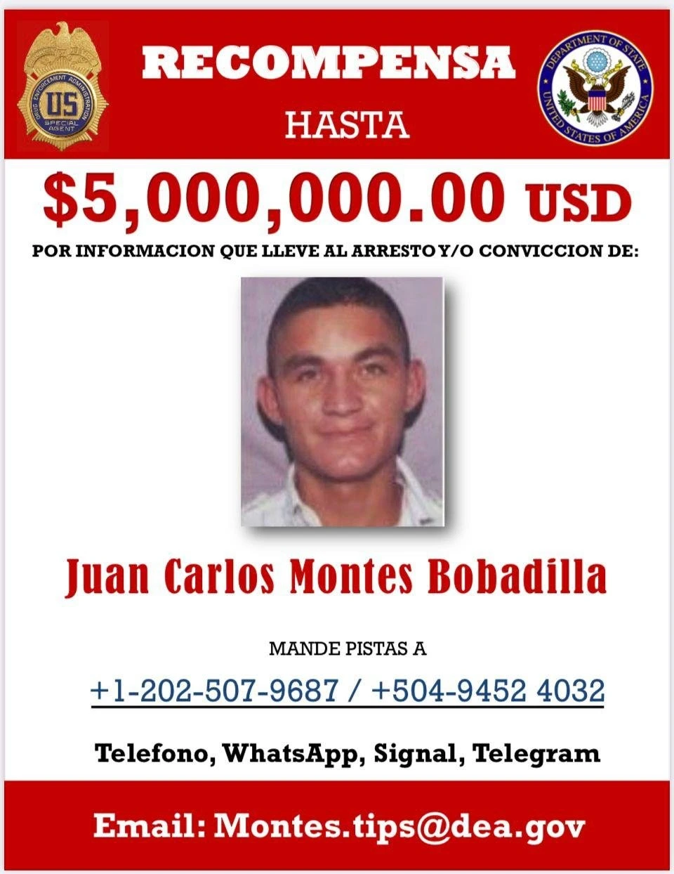 Recompensa por Juan Carlos Montes