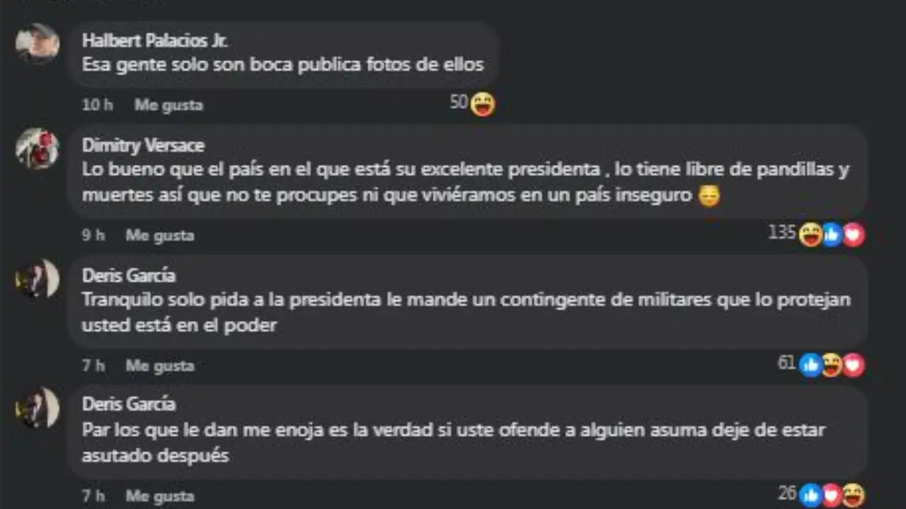Comentarios tras disculpa