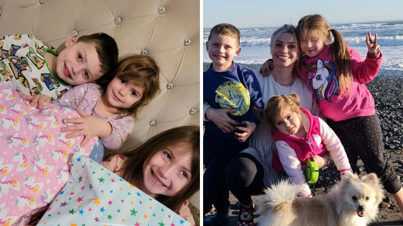 Foto de los hijos de Faloon Larraguibel