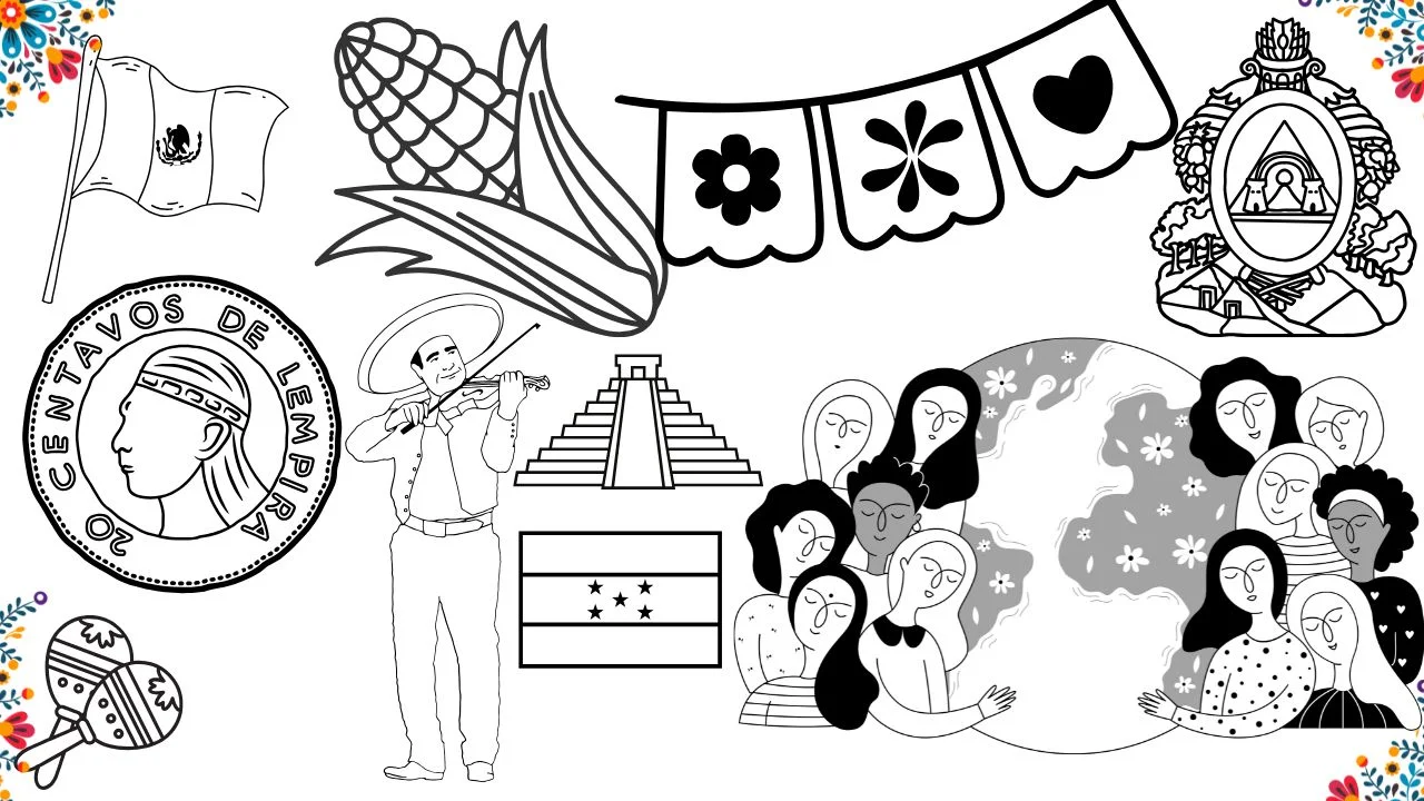 dibujo de diversidad cultural