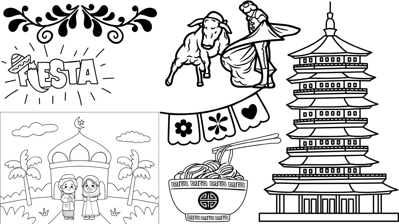 dibujos diversidad cultural