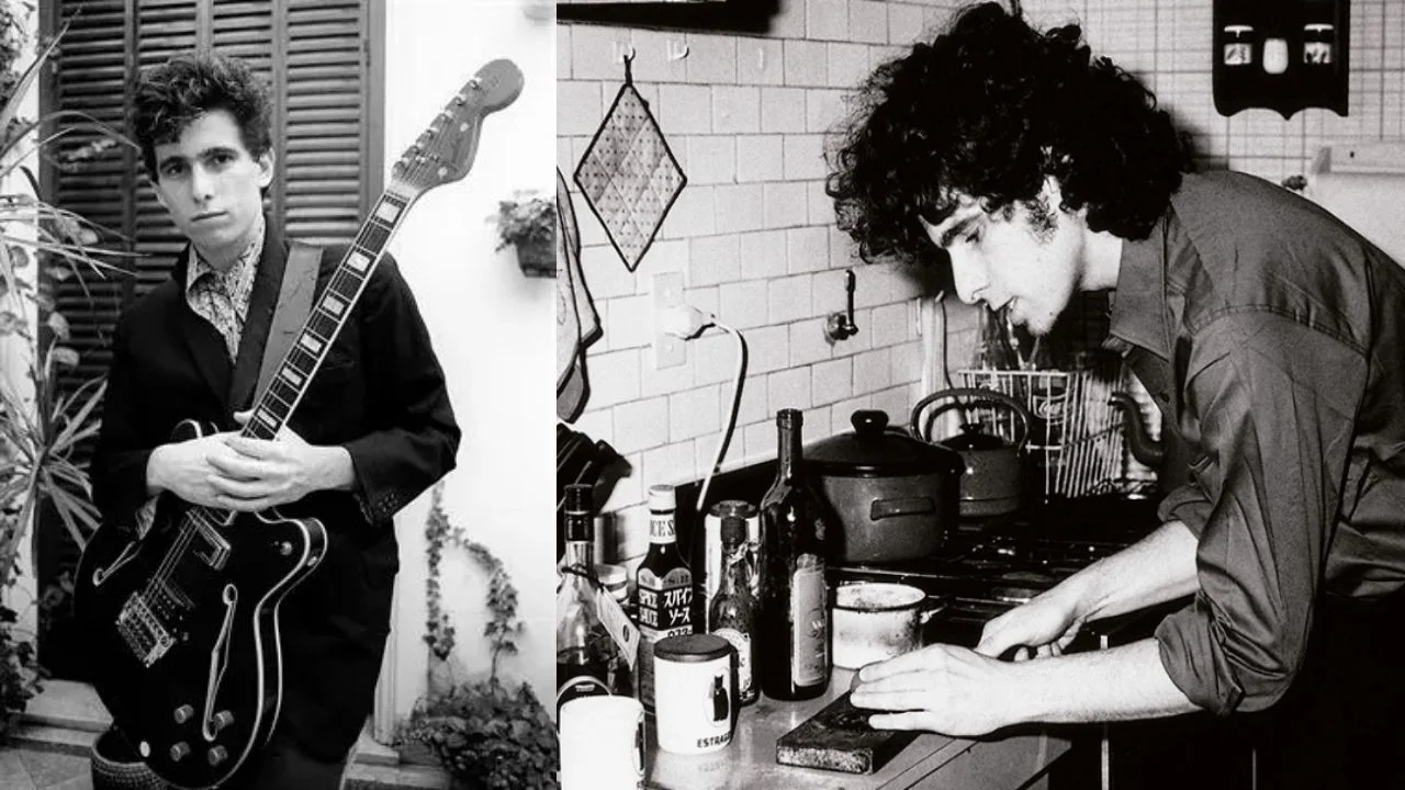 Andrés Calamaro blanco y negro